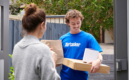 Tasker performing a Courier Services job.